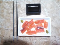 Sashimi Gravlax  (15 minutos para preparar - 3 a 4 dias para ficar pronto)