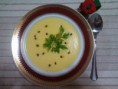Creme de mandioquinha (batata baroa) com maracujá (30 a 40 minutos)