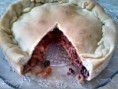 Torta agridoce de lulas (40 minutos de preparo + 1 hora para crescer a massa + 30 minutos para assar)